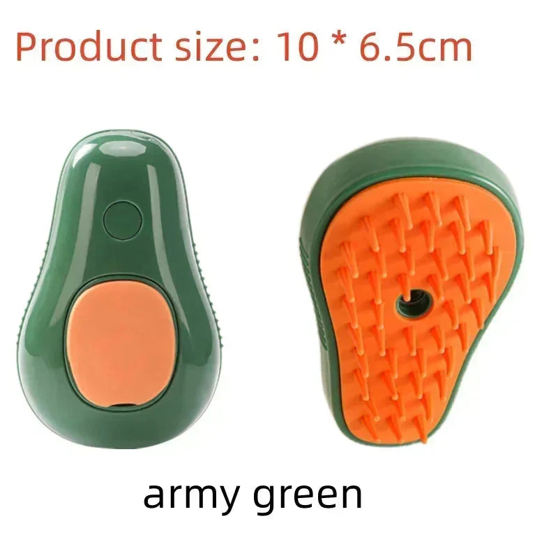 Electric Cat Steam Brush β 3-In-1 Pet Grooming Comb with Water Spray for Cats and Dogs, USB Rechargeable